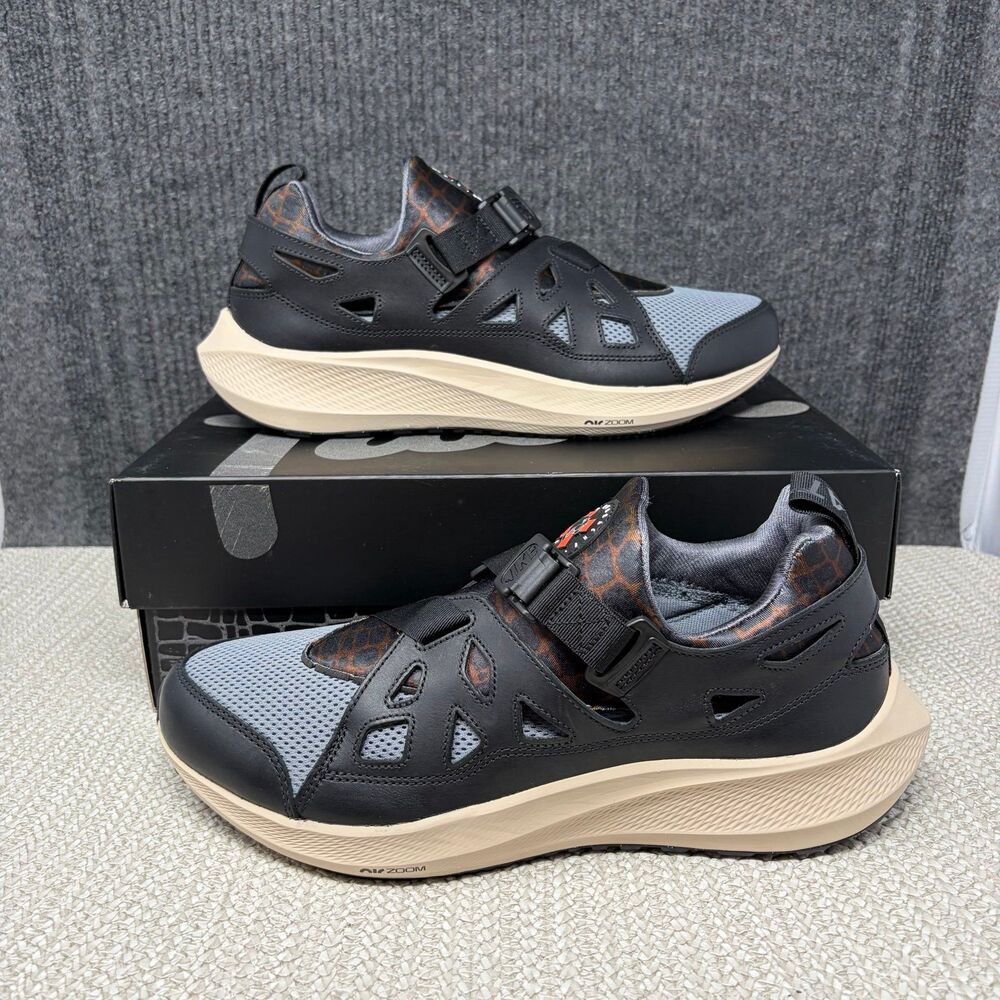 NEW Nike Air Huarache 20Y24 x Patta Black Cool Grey Shoes Men’s 10.5 FJ4201-001